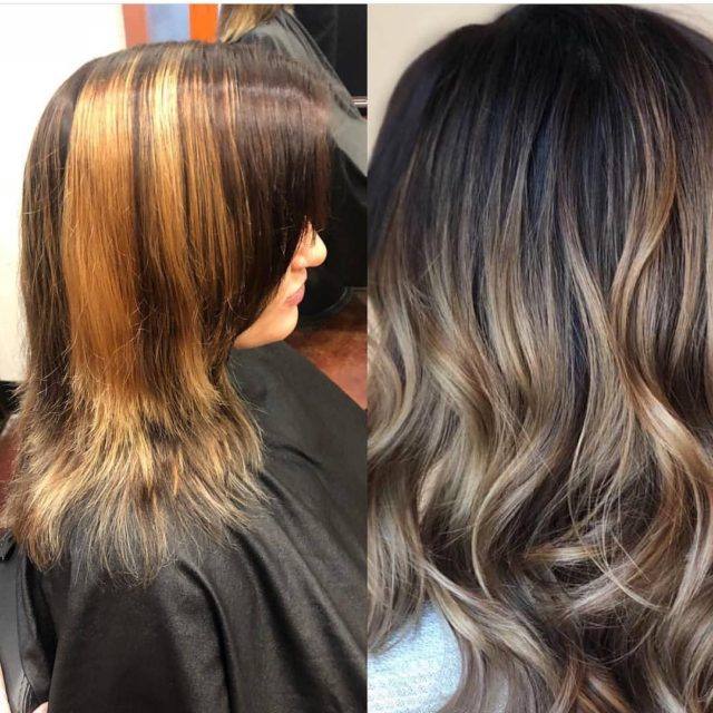 Before & After Cut & Color by Shauna